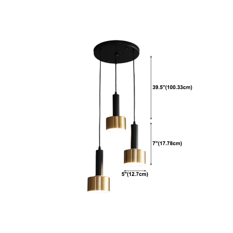 Household Metal Island Light Industrial Hanging Lighting Fixture for Dining Room