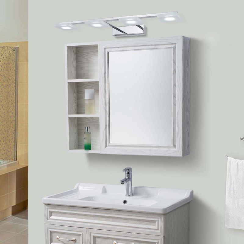 Squadre di metallo Apparecchio di illuminazione da parete semplice lampada con applique a parete a LED