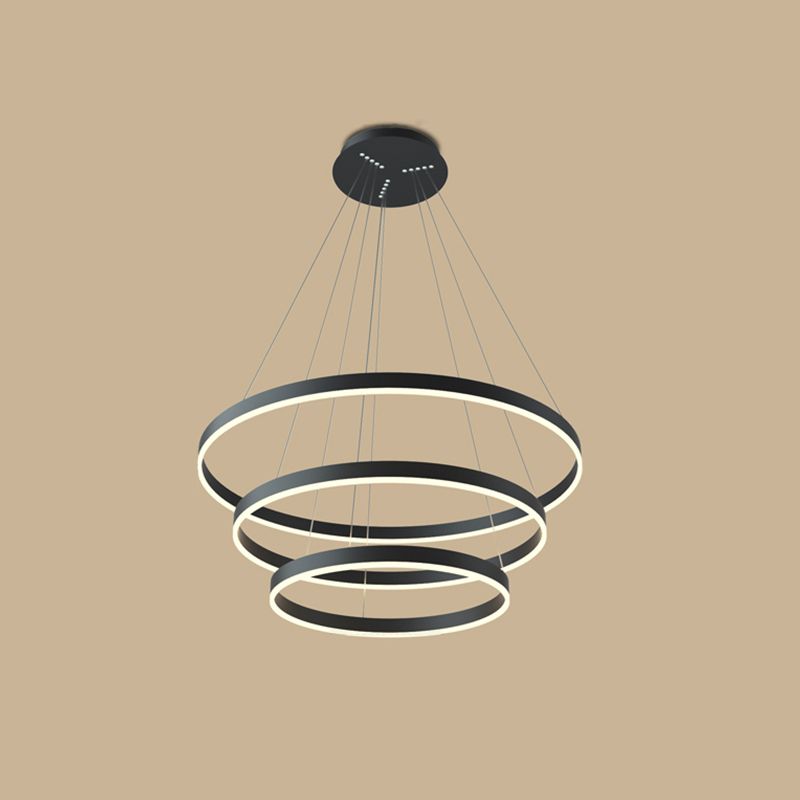 Luz de lámpara de araña moderna accesorios de iluminación de araña de araña circular