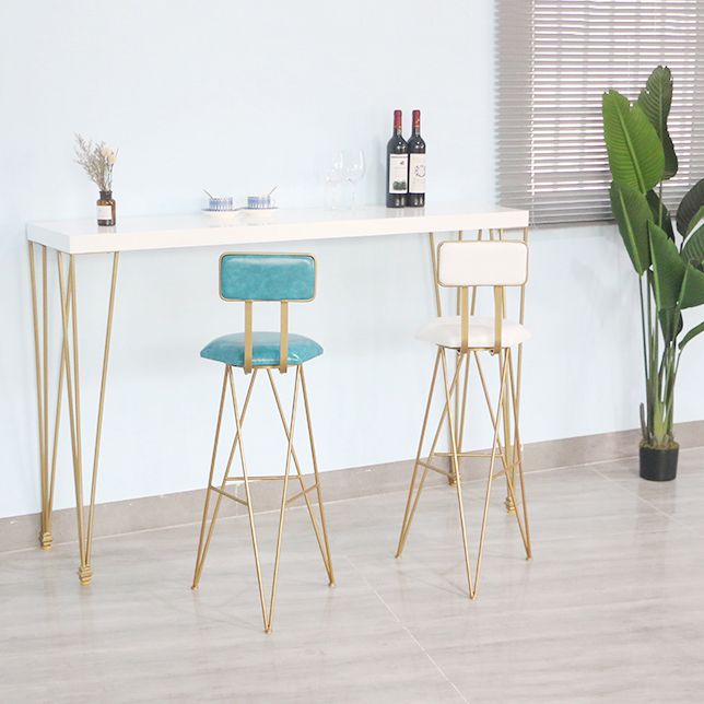 1/3/5 Piece Solid Wood Bar Table Set Matte Finish Home Bar Stool and Table Set