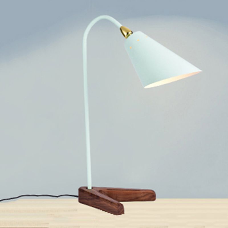 Lampade da tavolo per tazza di metallo in stile moderno 1 luce da tavola