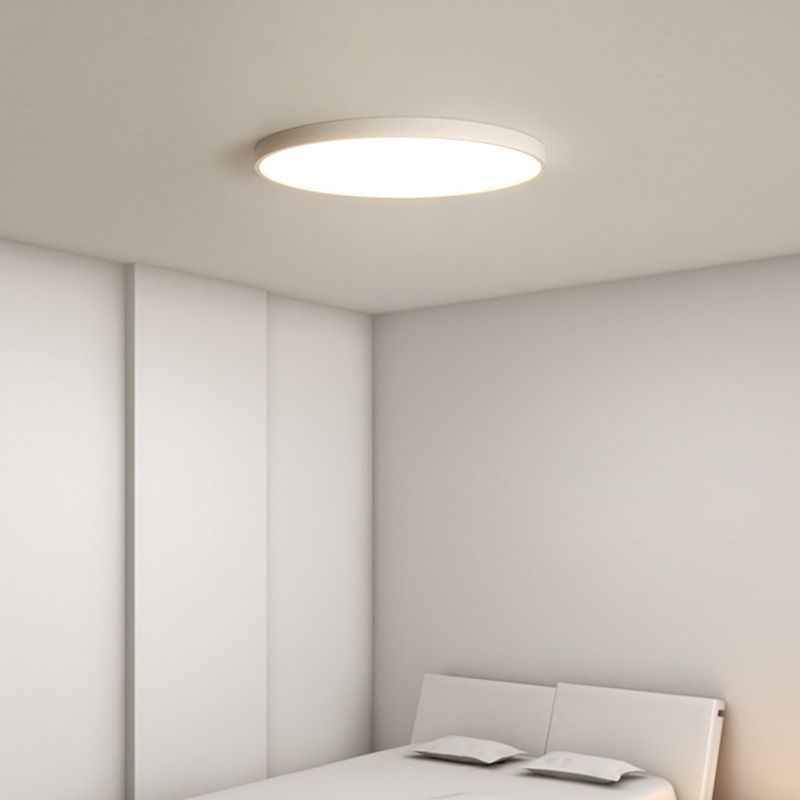 Moderne LED-Deckenleuchten zur Oberflächenmontage, Lampenschirm aus Metall für das Wohnzimmer
