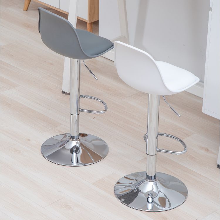 Contemporary Liftable Bar Stool Metal Counter Bar Stool with Metal Legs