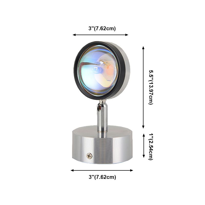 Moderner Stil Geometrischer Wandmontaglampe Metall Multi Lichter Leuchten in Silber in Silber