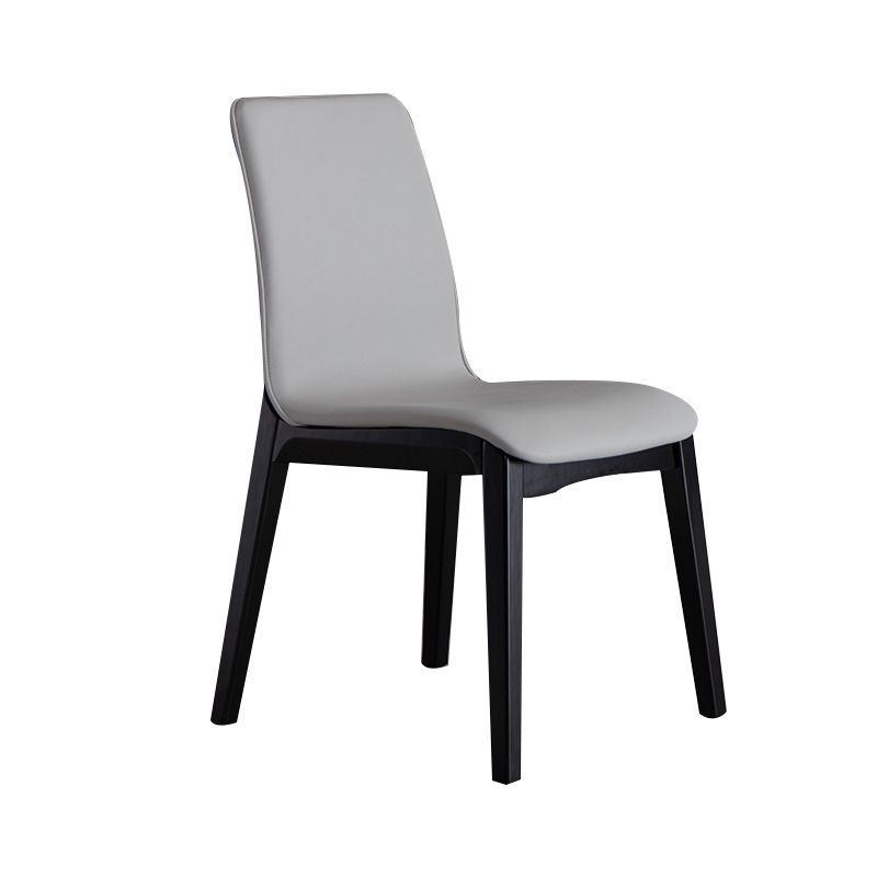 Silla auxiliar industrial tapizada para el hogar Parsons Silla de comedor con acabado mate (juego de 2)
