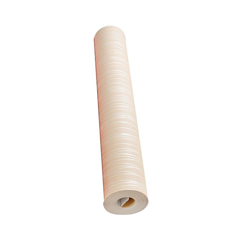 Non-Woven Wallpaper with Pastel Color Stripe and Vertical Line, 31 ft. x 20.5