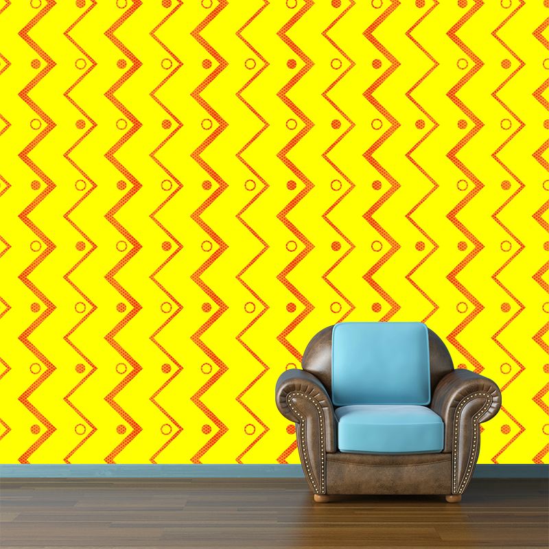 Horizontal Illustration Mural Covering Moisture Resistant Multiple Sizes Available