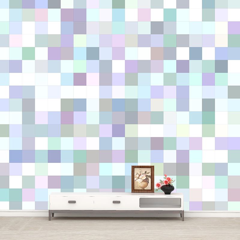 House Interior Wall Mural Geometry Environment Friendly for Sitting Room