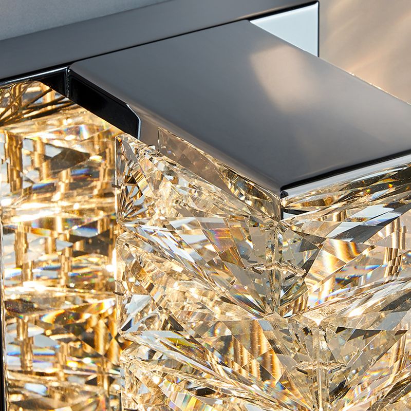 Crystal LED Wall Sconce Post-Modern Wall Light Fixture for Bedroom
