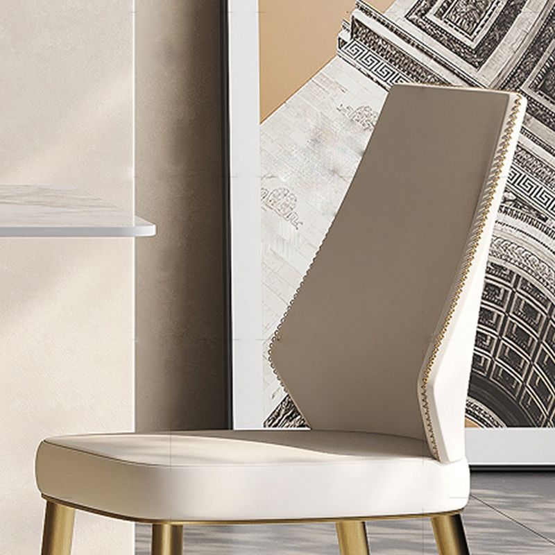 Glam Style Sintered Stone Dining Set Rectangle 1/2/3/5/7 Pieces Dining Set