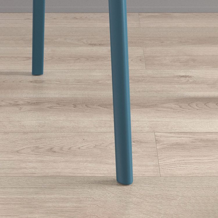 Plastic Contemporary Kitchen Dining Chair Armless Open Back Chair