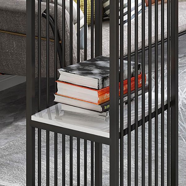 Modern Bar Table Set 1/3 Pieces Faux Marble Rectangle Bistro Set for Indoor