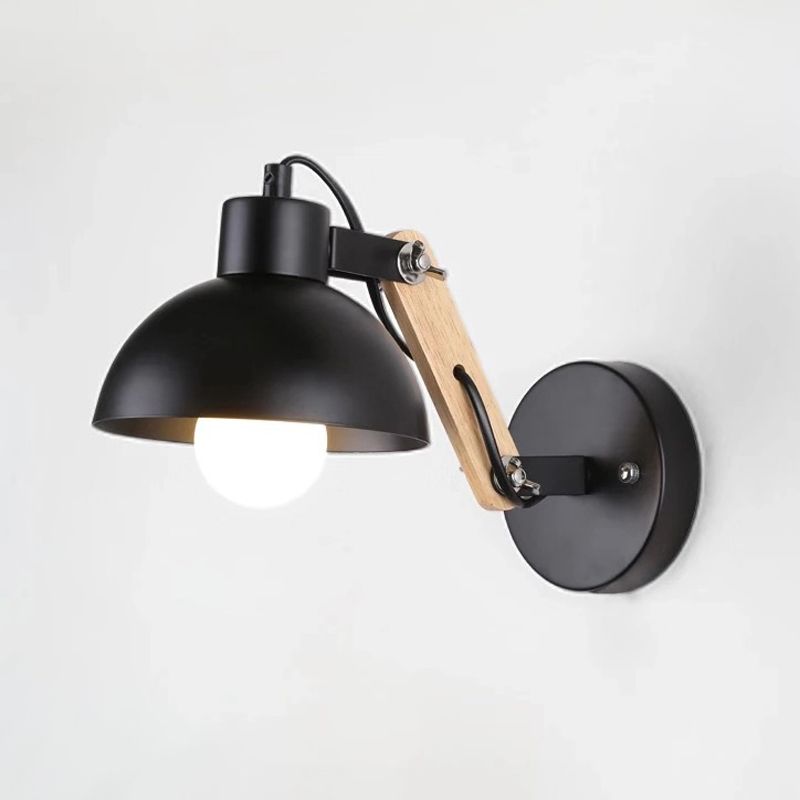 Sala de estar de la sala de pared apliques de metal de metal de luz montada en la pared para dormitorio