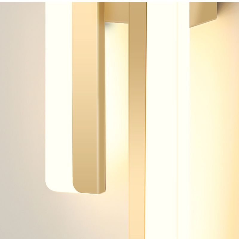 Nordischer Metall Wandleuchte goldene Wandleuchte für Wohnzimmer