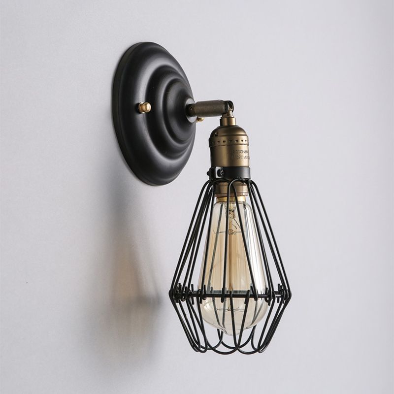 Simplicity Geometric Metal Wall Lamp Household Wall Sconce Lighting Fixture