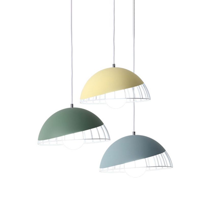 Metal Dome Ceiling Pendant Light Simplicity Style Pendant Light Kit for Dinning Room