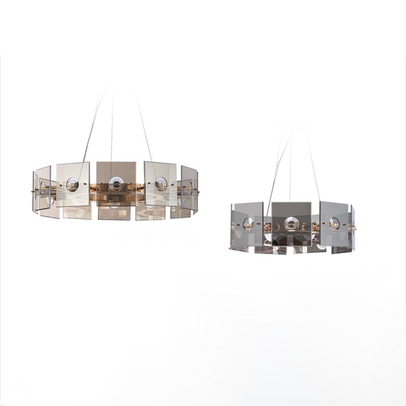 Glass Hanging Pendant Lights Contemporary Hanging Lamps for Living Room