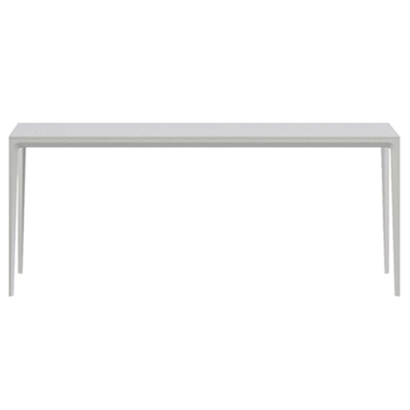 Casual Rectangle Shape Standard Dining Table Sintered Stone Dining Table for Kitchen