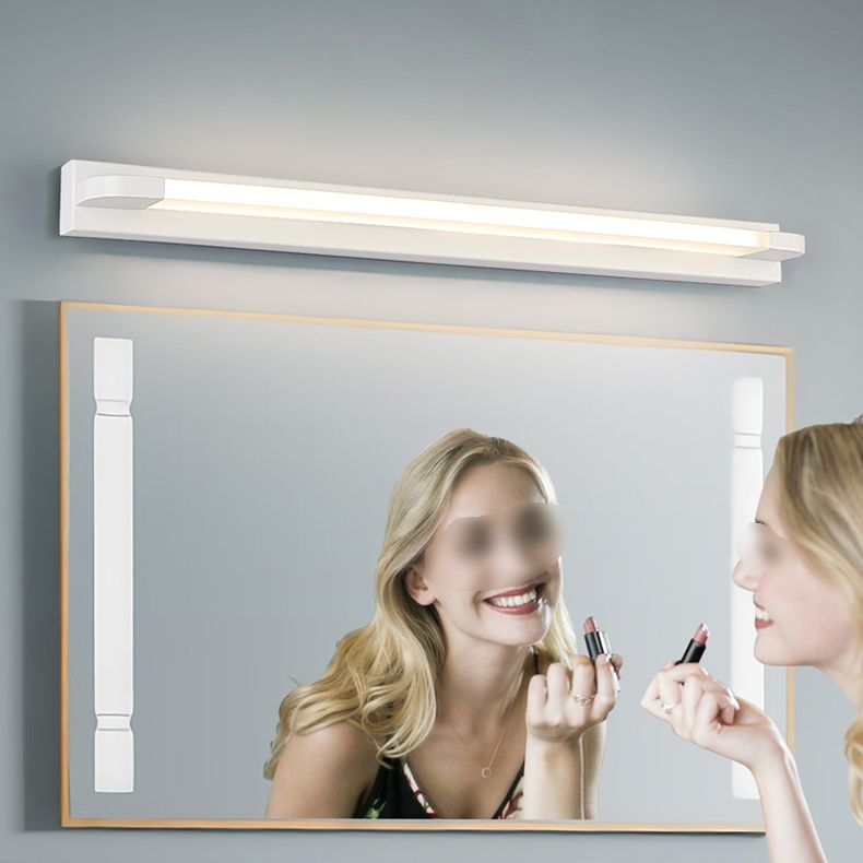 Modern Minimalist Style Linear Wall Mounted Vanity Lights Metal Vanity Lamp for Bathroom