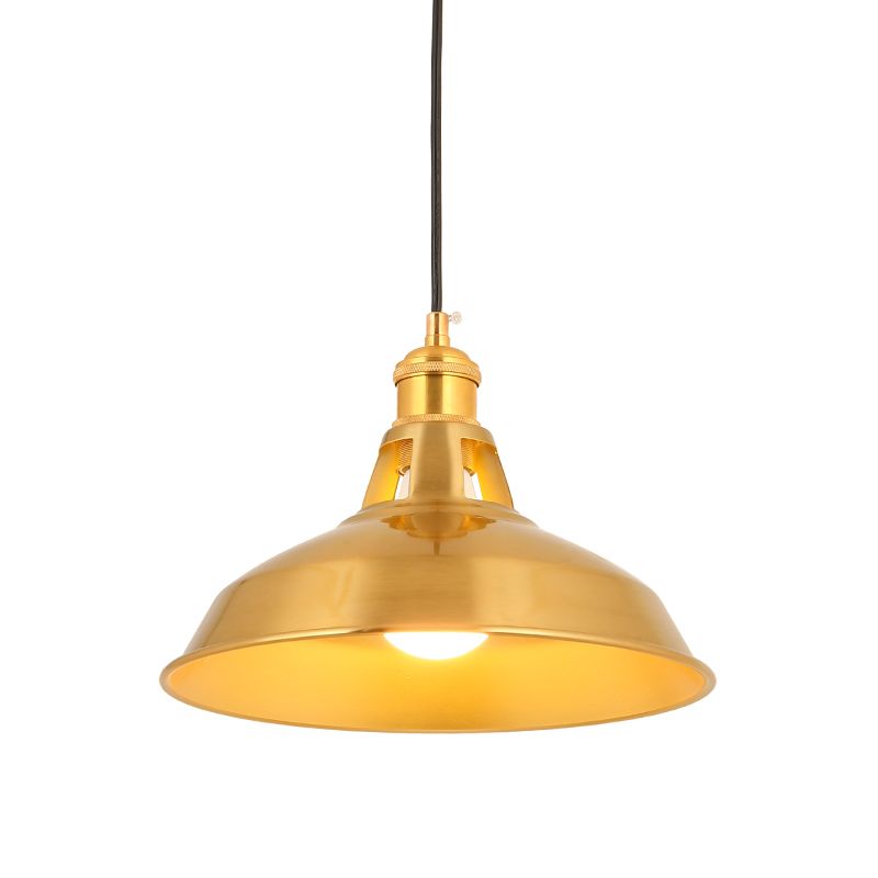 Funzione per illuminazione a sospensione in metallo a sospensione industriale per salotto