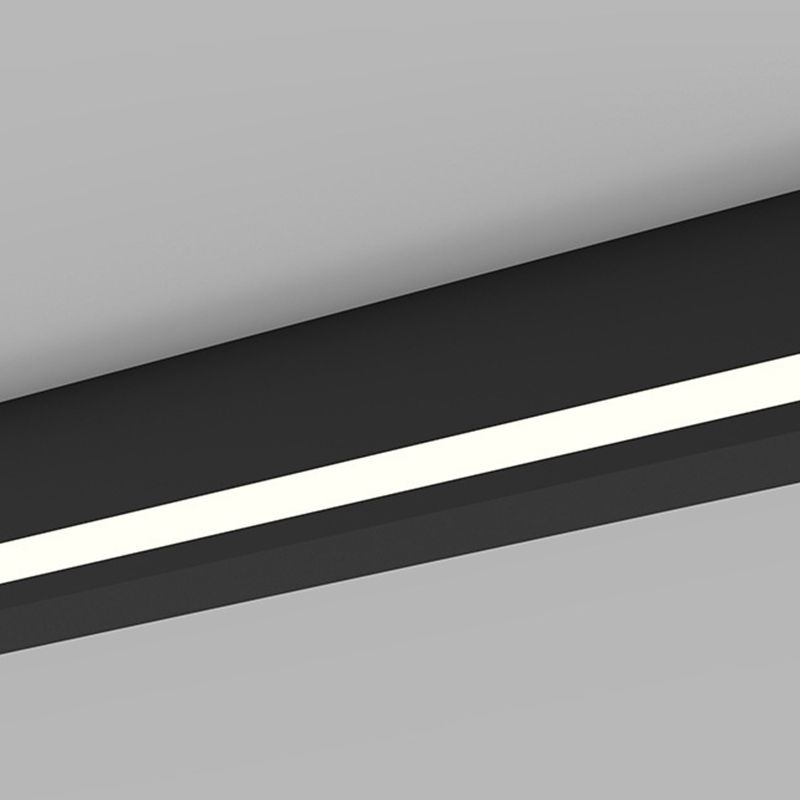 Single Black Modern Wall Mounted Sconce Linear Wall Light for Living Room