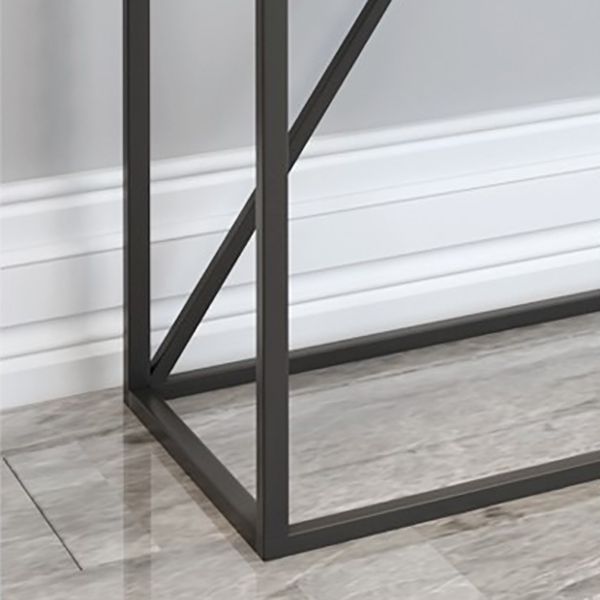 Contemporary Style Console Table Metal Rectangle Accent Table