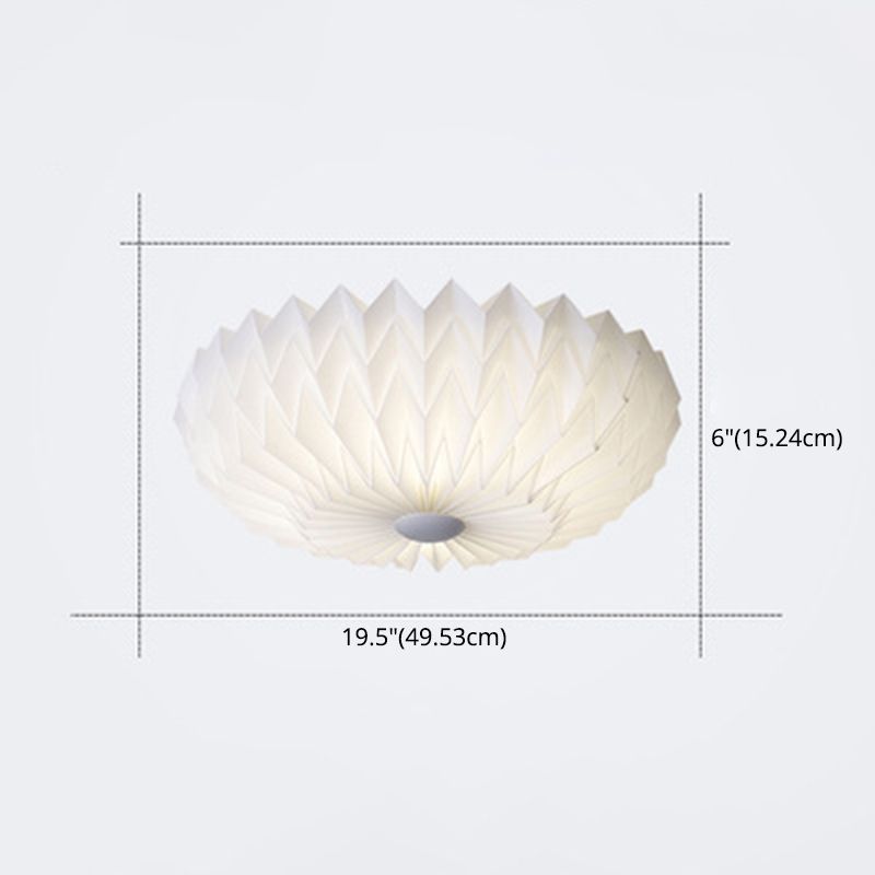 Round Flush Mount Ceiling Light 1 Light Acrylic Minimalist Flush Mount Ceiling Light for Bedroom