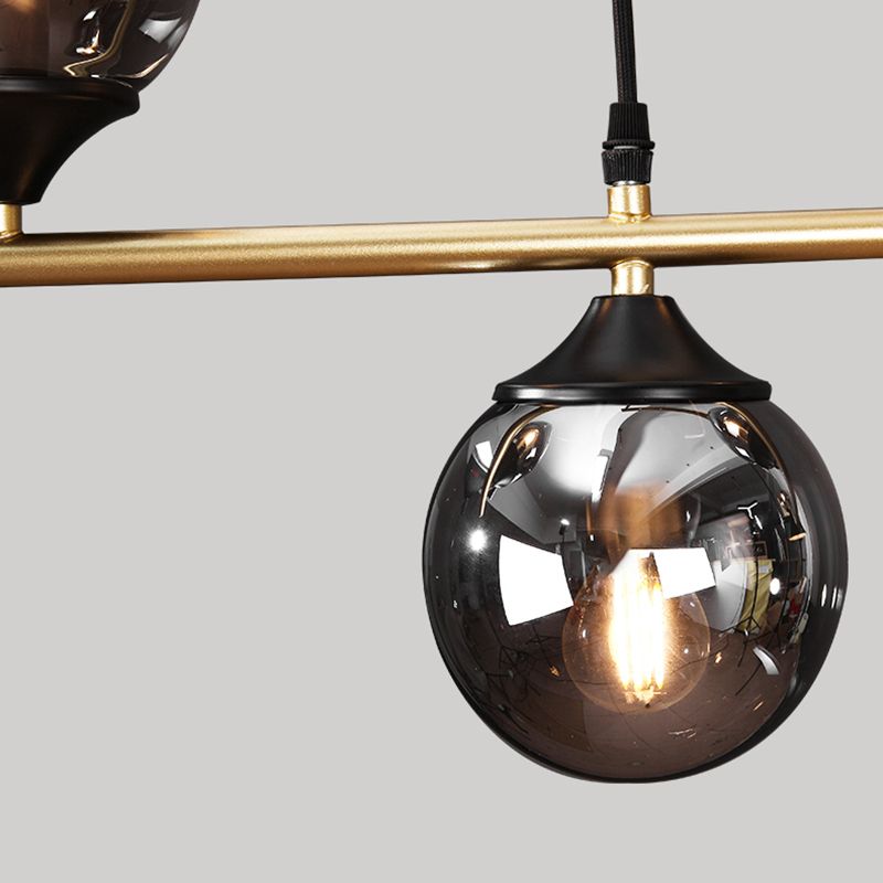 Contemporary Island Light Globe Glass Island Lights for Kitchen