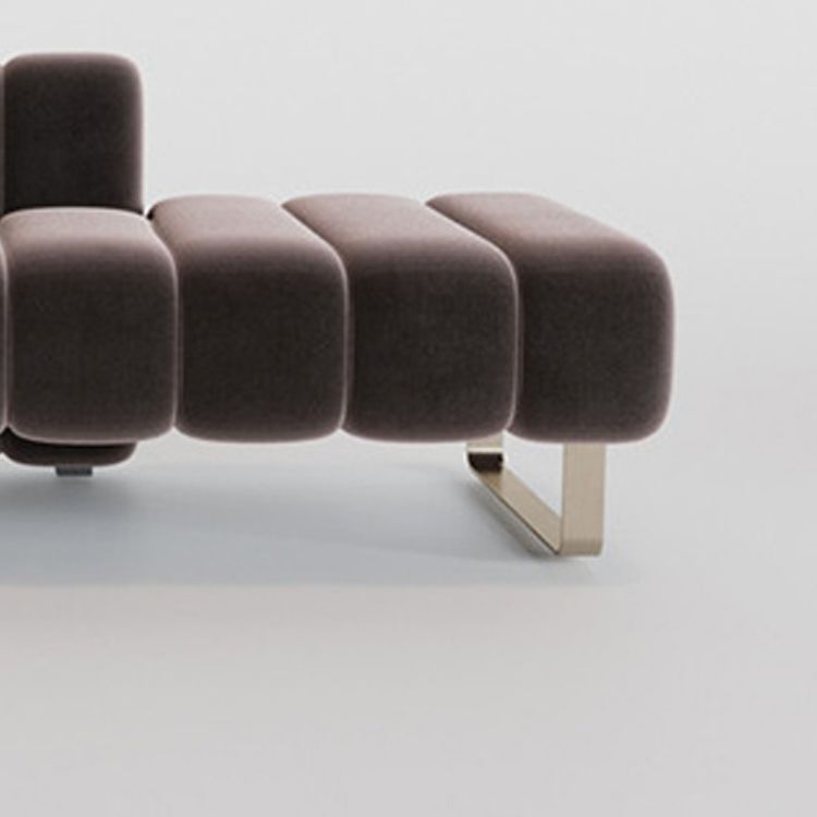 Scandinavian Solid Color Chaise Lounge Couch One Armed Chaise Lounge