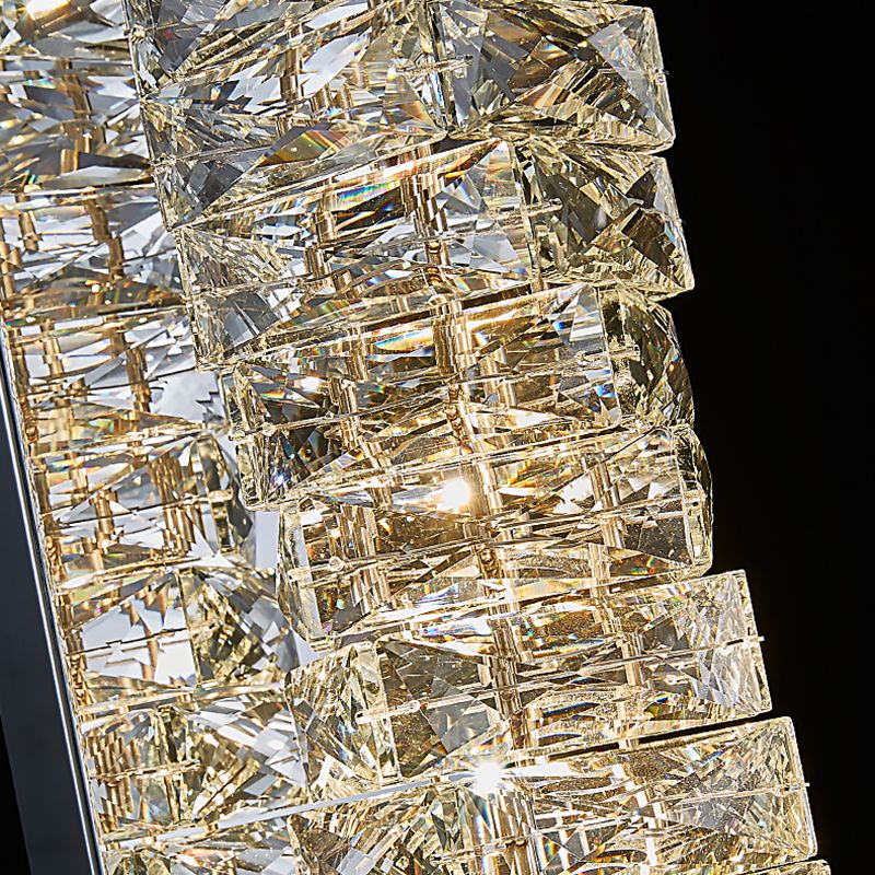 Crystal Unique Wall Sconce Modern 1 Light Wall Mount Light Fixture
