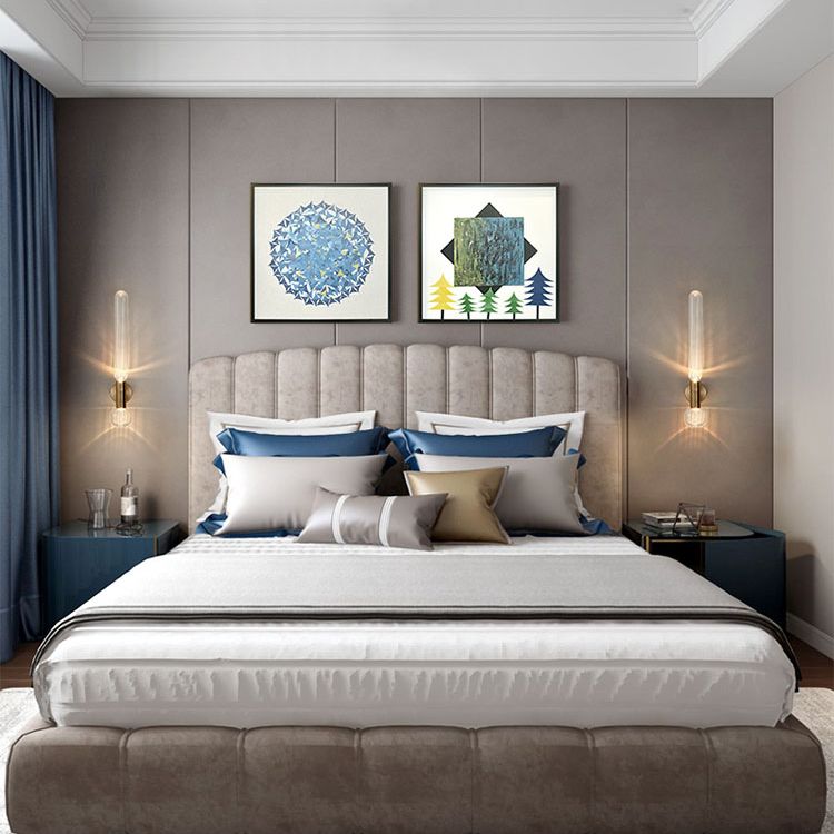 Contemporary Gold Glass Wall Mounted Lighting 1-Light Wall Sconce for Living Room