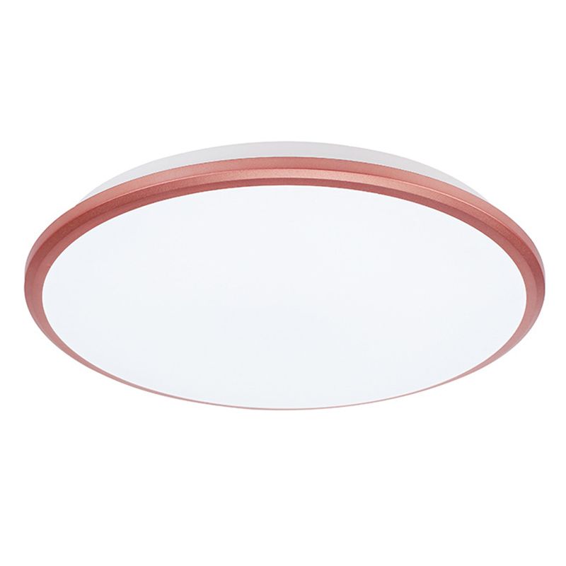 Super-thin Round Flush Mount Light Fixtures 1 Light Acrylic Contemporary Ceiling Lights Flush Mount