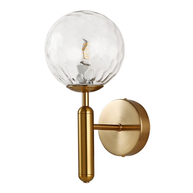 Modern Wall Light Sconce Minimalist Glass Wall Light Fixture for Bedroom
