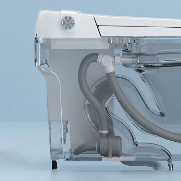 Modern Toilet Bowl All-In-One Porcelain Floor Mounted Siphon Jet Flush Toilet