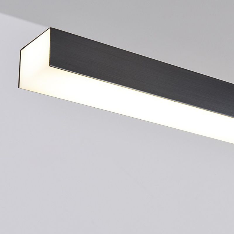 Nordic LED Island Lighting Fixture Simple Metallic Pendant Light for Dining Room