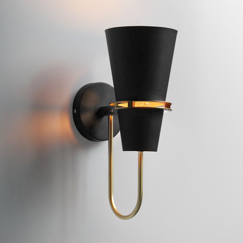 Metal Cone Shape Vanity Light Modern Style 1 Light Vanity Light Fixture