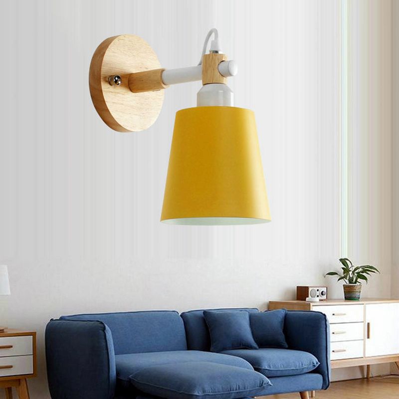 1-Light Geometric Wall Lighting Modern Style Metal Wall Lighting Ideas