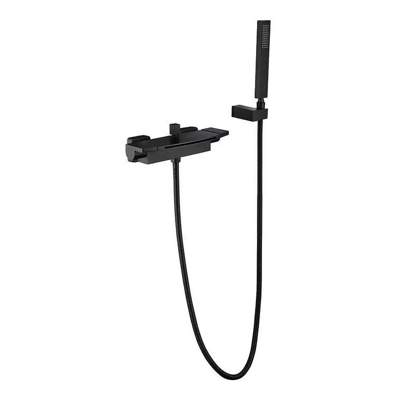 Modern Bathroom Tub Spout Wall Mounted Fixed Waterfall Faucet