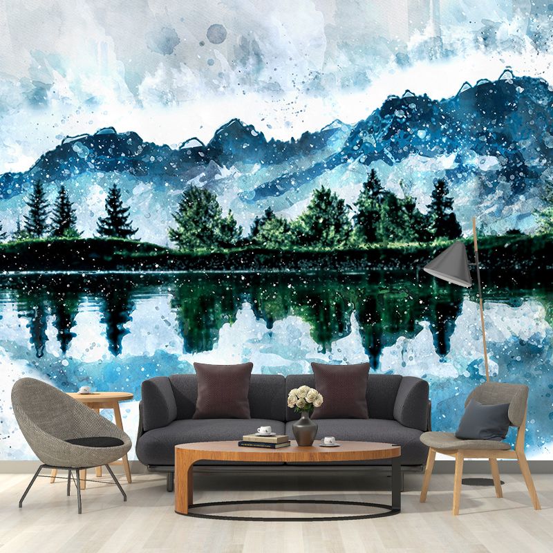 Landscape Painting Mural Wallpaper Illustration Indoor Wall Mural