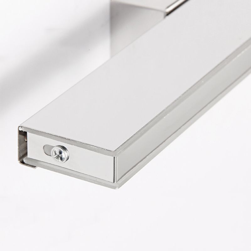 Lampada a parete lineare in acciaio inossidabile Sconce Minimalismo Sconcetto per il bagno