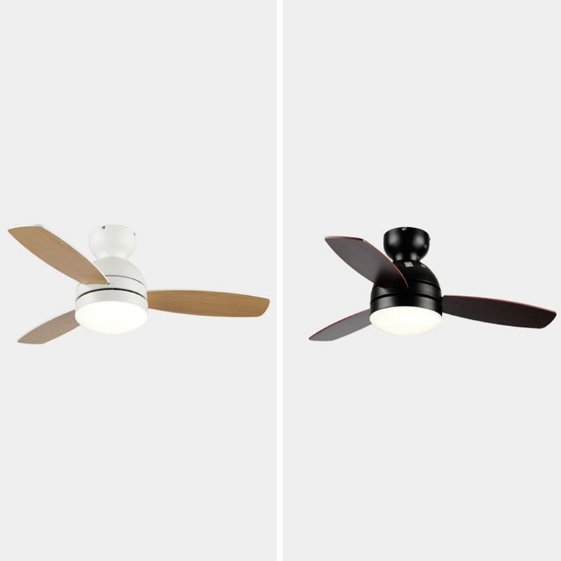 Éclairage de ventilateur de plafond en métal MODERNE 1 Plafond léger lempe à fans pour chambre à coucher
