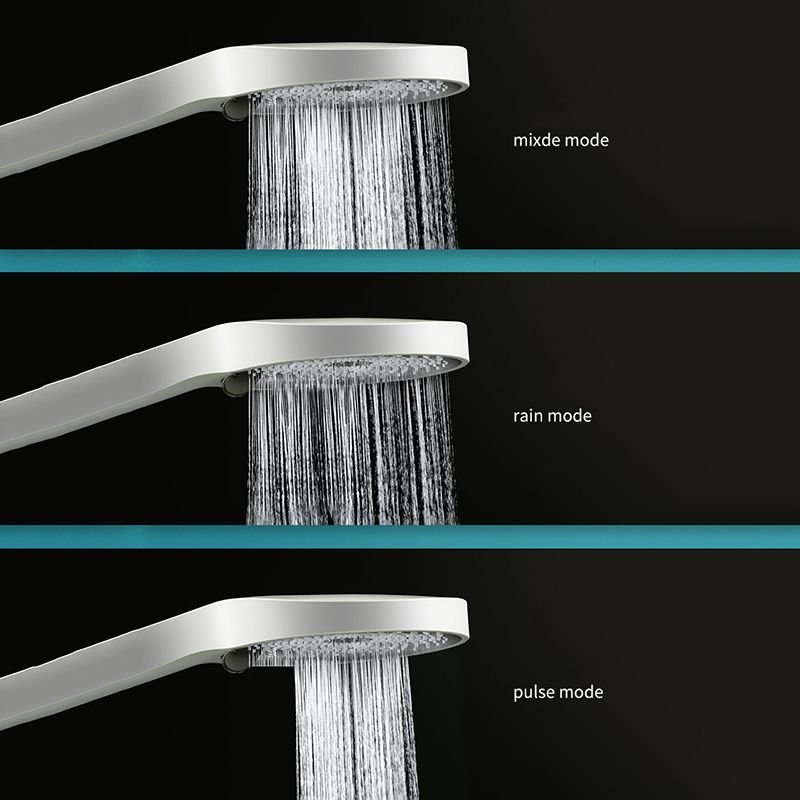 Modern  Pressure Balanced Diverter Valve Shower Faucet Adjustable Shower System on Wall