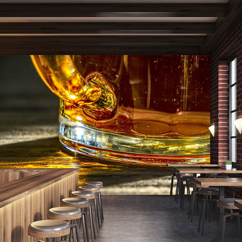 Contemporary Photography Wine Wall Mural Moisture Resistant for Pub Shop