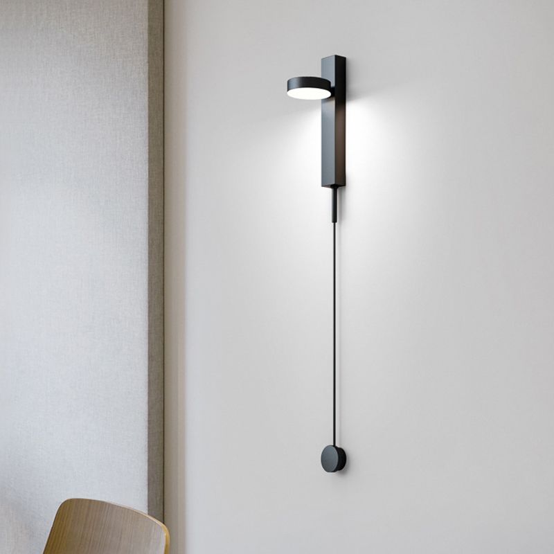 Modern Metal Rotatable Wall Light Geometric 8.5" High LED Wall Sconce for Living Room