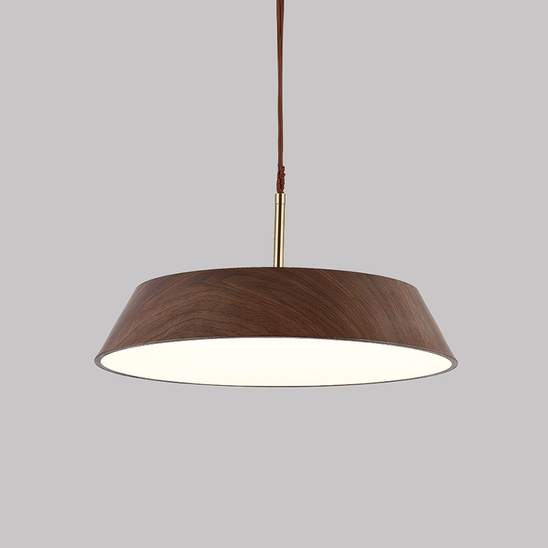 Geometric Shape Metal Hanging Light Modern 1 Light Hanging Mount Light Fixtures in Brown