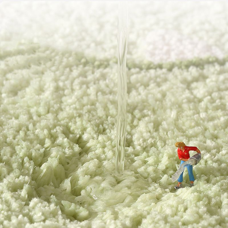 Round Creative Living Room Carpet 3D Earth Print Rug Polyester Washable Carpet with Non-Slip Backing