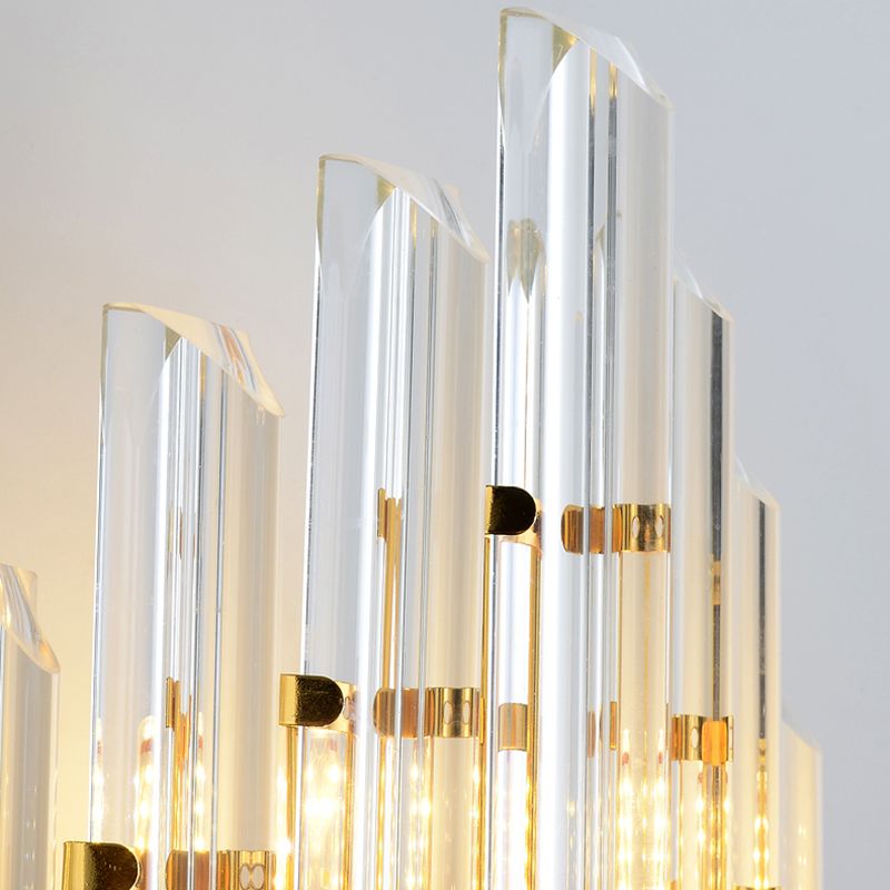 Modern Style Wall Mount Light Simple Wall Lamp with Glass Shade for Dining Room