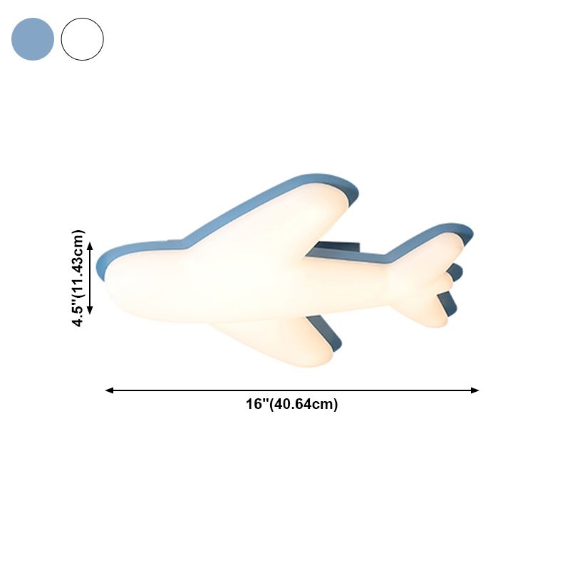 LED Flush Mount Lighting Aircraft shape Flush Mounted Ceiling Lights for Living Room