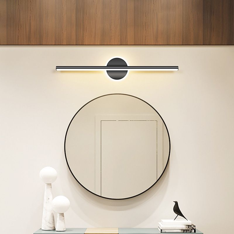 Linear Sconce Lights Modern Metal 2 Light Sconce Light Fixtures in Black Finish