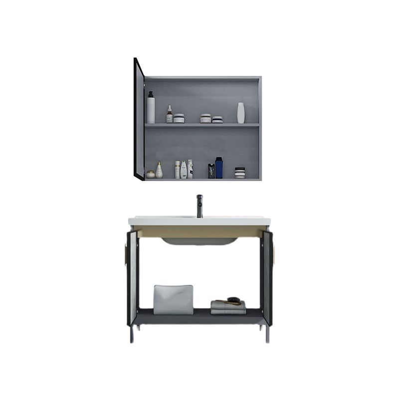 Modern Bathroom Sink Vanity Freestanding Faucet Included Bathroom Vanity Set
